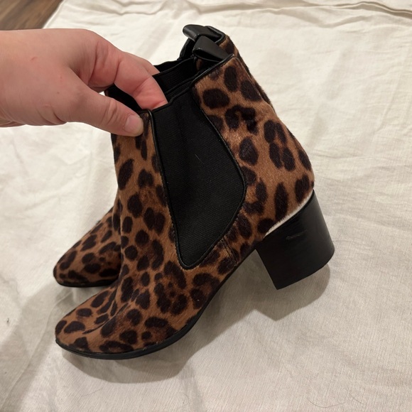Nine West Leopard Print Ankle Boots - Picture 3 of 6
